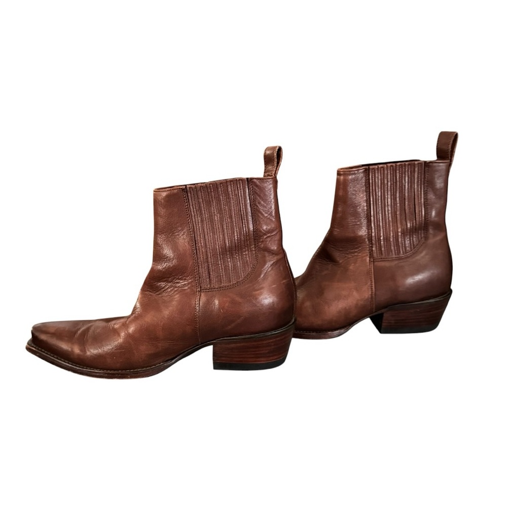 Tecovas 7 Piper Brown Chelsea Leather Women's Western Ankle Boots